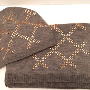 Charlie Paige Bling Winter Scarf and Hat Set